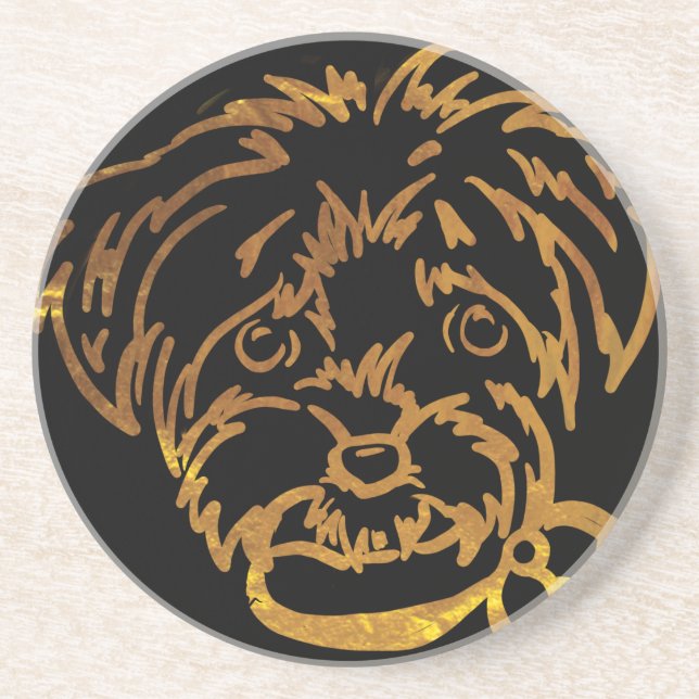 Porta-copos Yorkie Poo (Frente)
