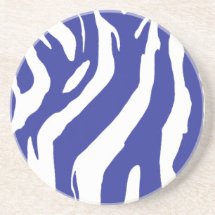 Porta-copos Zebra azul