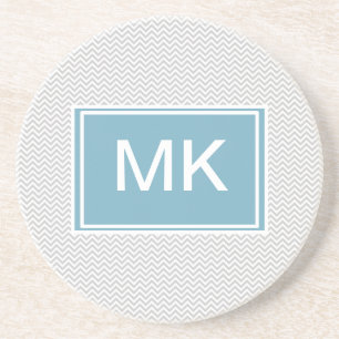 Porta-copos Ziguezague cinzento simples