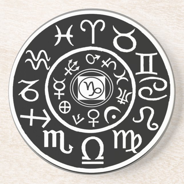Porta-copos Zodiac - Constelação de Capricórnio (Frente)
