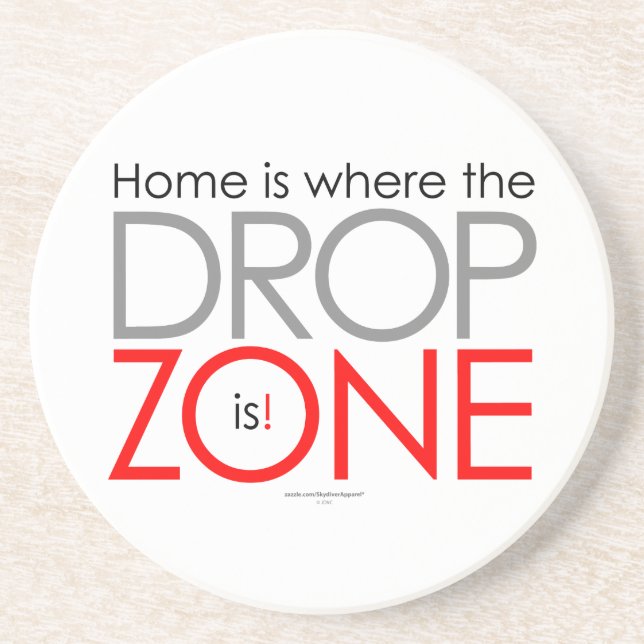 Porta-copos Zona de gota de Skydiving (Frente)