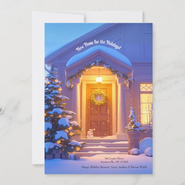 Porta da Frente Nevada Anúncio de Mudança de Féria (Frente)