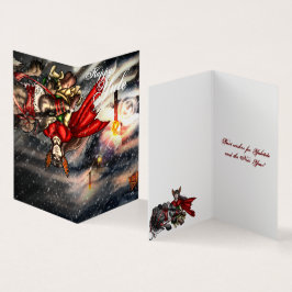 Porta de Fensalir: Yuletide Kindness Saudações Car