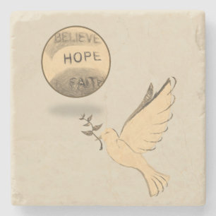 Porta de Porta copos de pedra Marble