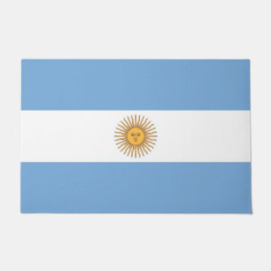 Porta de tapete com bandeira da Argentina