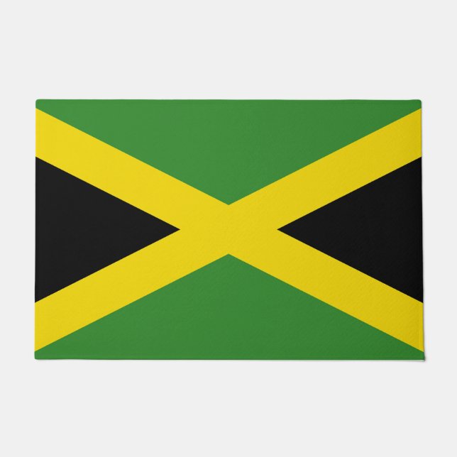 Porta de tapete com bandeira da Jamaica (Frente)