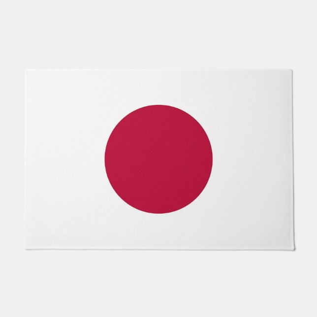 Porta de tapete com bandeira do Japão (Frente)