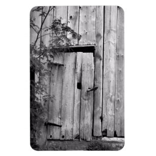 Porta do celeiro com ímã de árvore
