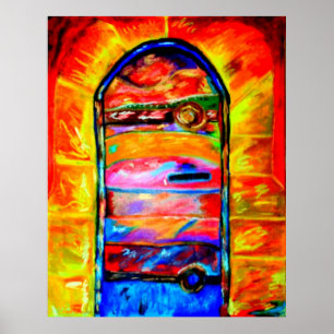 PORTA EM CANVAS DE ARTE ISRAEL E POSTERS D DAVIDSO