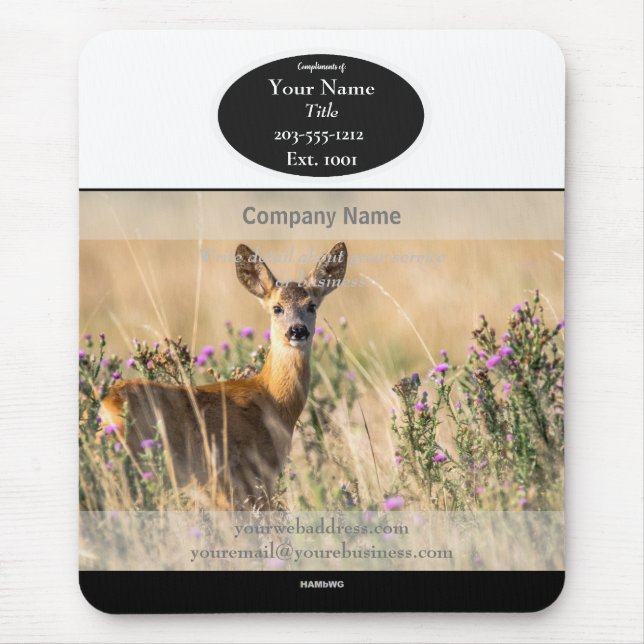Porta em um mouse Pad de Promocional de campo - HA (Frente)