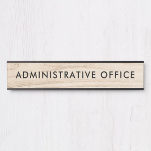 Porta Gabinete de Administração da Placa Profissional de