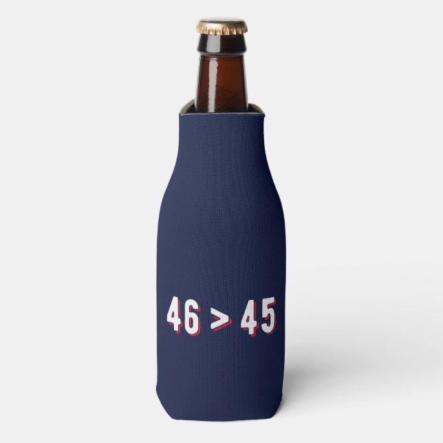 Porta-garrafa 46 > 45 - Trump Lost Biden Won II (Frente da Garrafa)