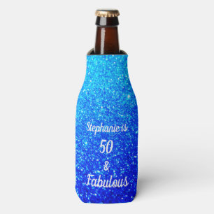 Porta-garrafa 50 E Fabulosa Loteria Azul De Aniversário Profund