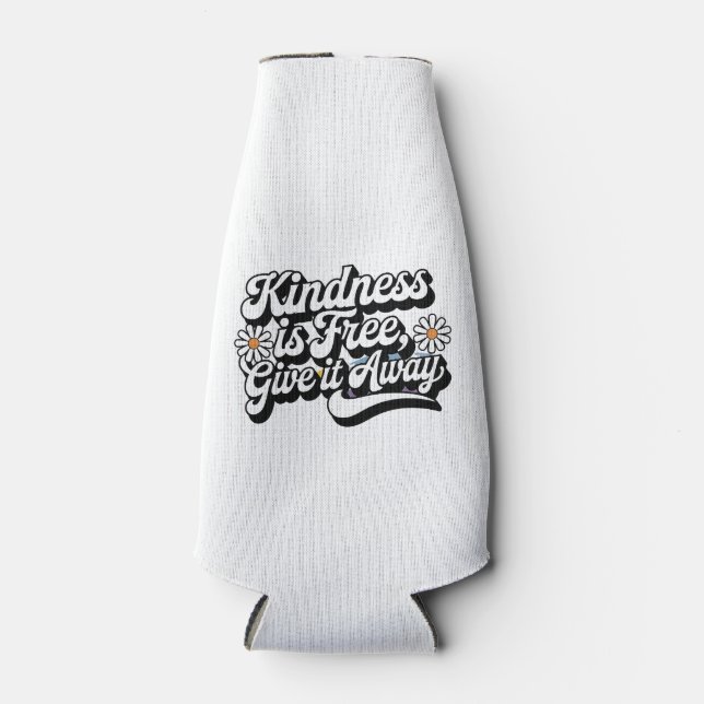 Porta-garrafa "A bondade é livre, dá-lhe saída" (Frente)