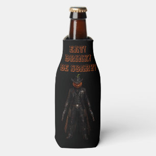 Porta-garrafa Abóbora Sinistra Xerife Cowboy Jack-o'-Lantern Gr