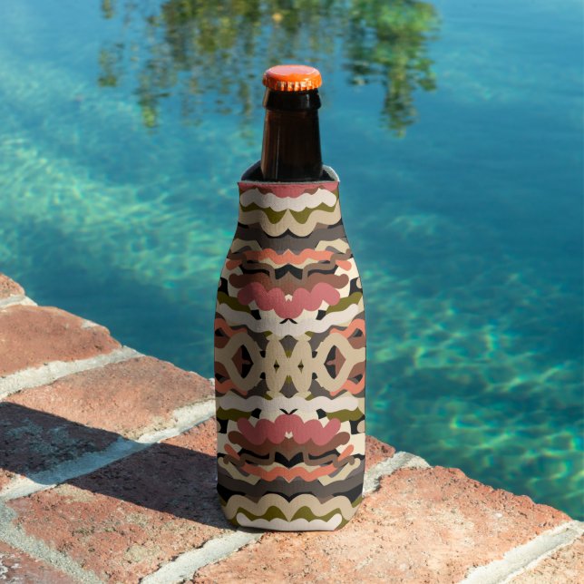 Porta-garrafa Abstrato de Tom da Terra Cintilante do Sudoeste (Piscina in situ)