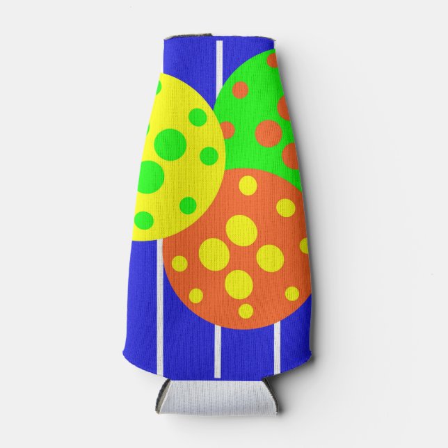 Porta-garrafa Abstrato picleball court e bolas (Frente)