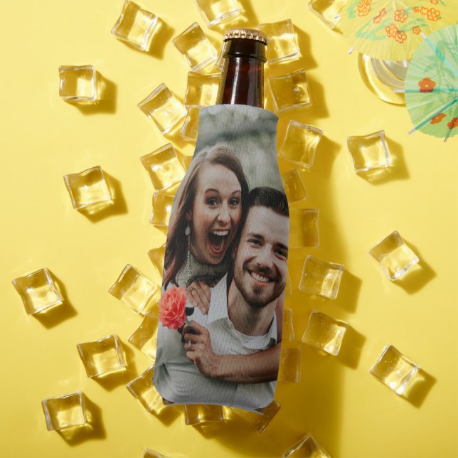 Porta-garrafa "Adicionar Sua Própria Foto" (Verão in situ)