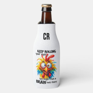 Porta-garrafa Adicione suas iniciais/ Adicione texto na parte tr