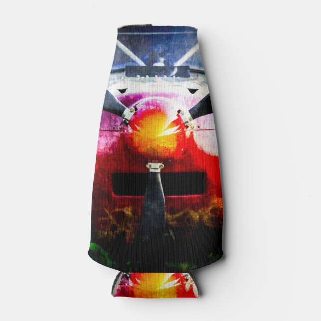 Porta-garrafa Aeronaves Vermelhas - Pequenas, mas ferozes (Frente)