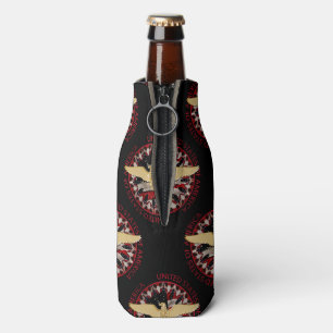 Porta-garrafa Águia Dourada dos EUA, Bandeira do Frio Vermelho N