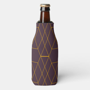 Porta-garrafa Amarelo, roxo, simples, gráfico geométrico moder