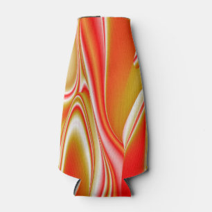 Porta-garrafa Amor e Abstrato 3D Rainbowart Dourado