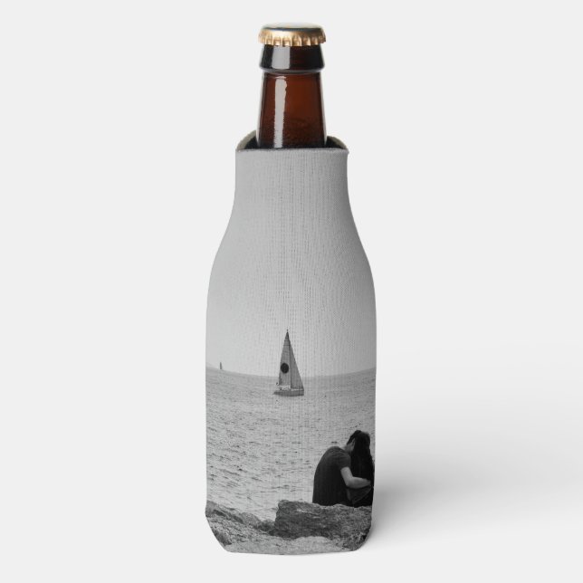 Porta-garrafa Amor por mar (Frente da Garrafa)