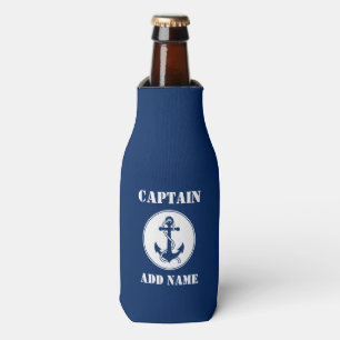 Porta-garrafa Anchor & Rope Capitão Adicionar Nome ou Nome do B