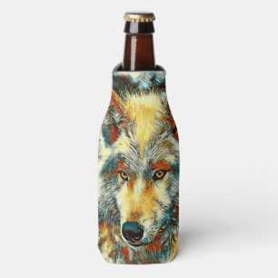 Porta-garrafa AnimalArt_Wolf_004