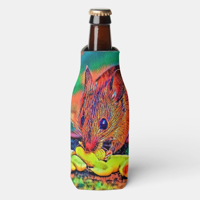 Porta-garrafa AnimalColor_Mouse_001 (Frente da Garrafa)