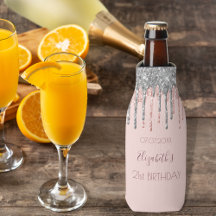 aniversário de 21 anos cor-de-rosa rosa-rosa doura