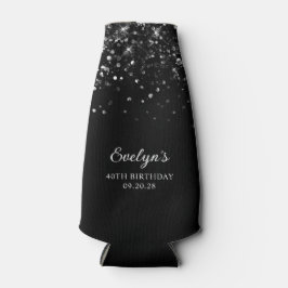 Porta-garrafa Aniversário de 40 anos de preto brilhante