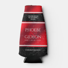 Porta-garrafa Aniversário de Casamento do Elegante 42º Jasper