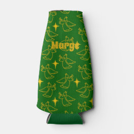 Porta-garrafa Anjos de Natal