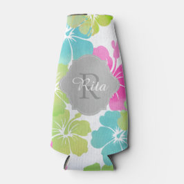 Porta-garrafa Antecedentes do PixDezines hibiscus/DIY