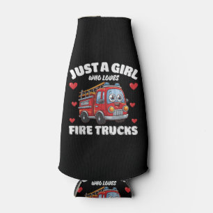 Porta-garrafa Apenas Uma Menina Que Ama Caminhões De Fogo, Amor 