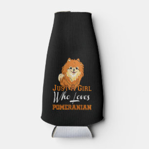 Porta-garrafa Apenas Uma Menina Que Ama O Presente Pomeraniano