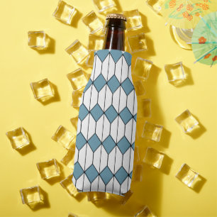 Porta-garrafa Art Deco Diamantes e Hexágonos