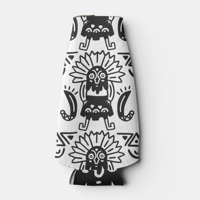 Porta-garrafa Arte Asttec - Padrão Lizard (Frente)