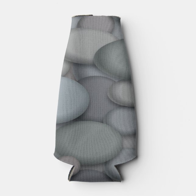 Porta-garrafa Arte Colorida River Rock Pebbles (Frente)