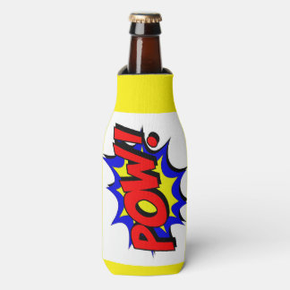 Porta-garrafa Arte Pop Retro, Quadrinhos Pow!
