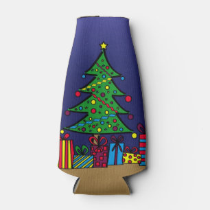 Porta-garrafa árvore de Natal