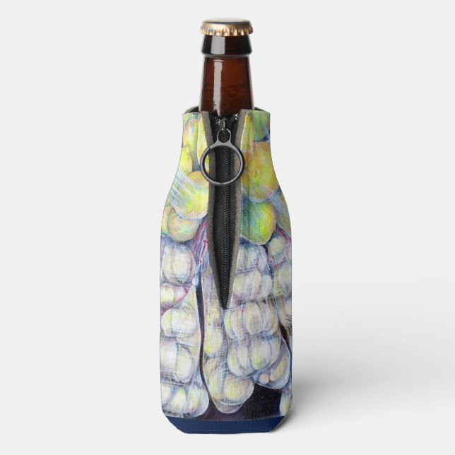 Porta-garrafa As Maravilhas dos Mercados Molhados, Singapura (traseira da garrafa)