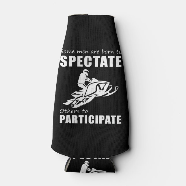 Porta-garrafa Aumente as barreiras - Engraçado e alguns homens s (Frente)