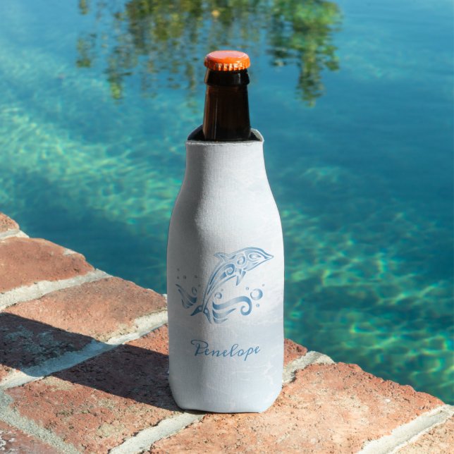 Porta-garrafa Azul Dolphin Personalizado Bottle Cooler (Piscina in situ)