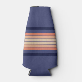 Porta-garrafa Azul retrô e "Surfboard" de pêssego riscados