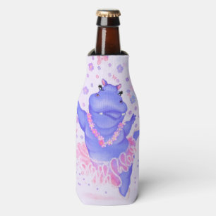 Porta-garrafa Ballerina Hippo Funny Bottle Cooler Feliz Dançarin