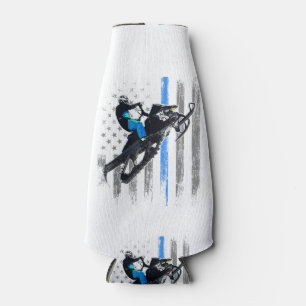 Porta-garrafa Bandeira Americana Snowmobile Shirt Men Snowmobile
