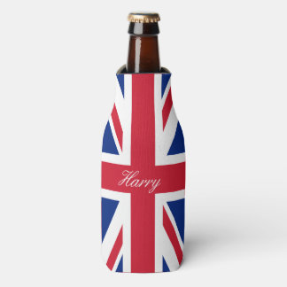 Porta-garrafa Bandeira Britânica Union Jack Personalizada